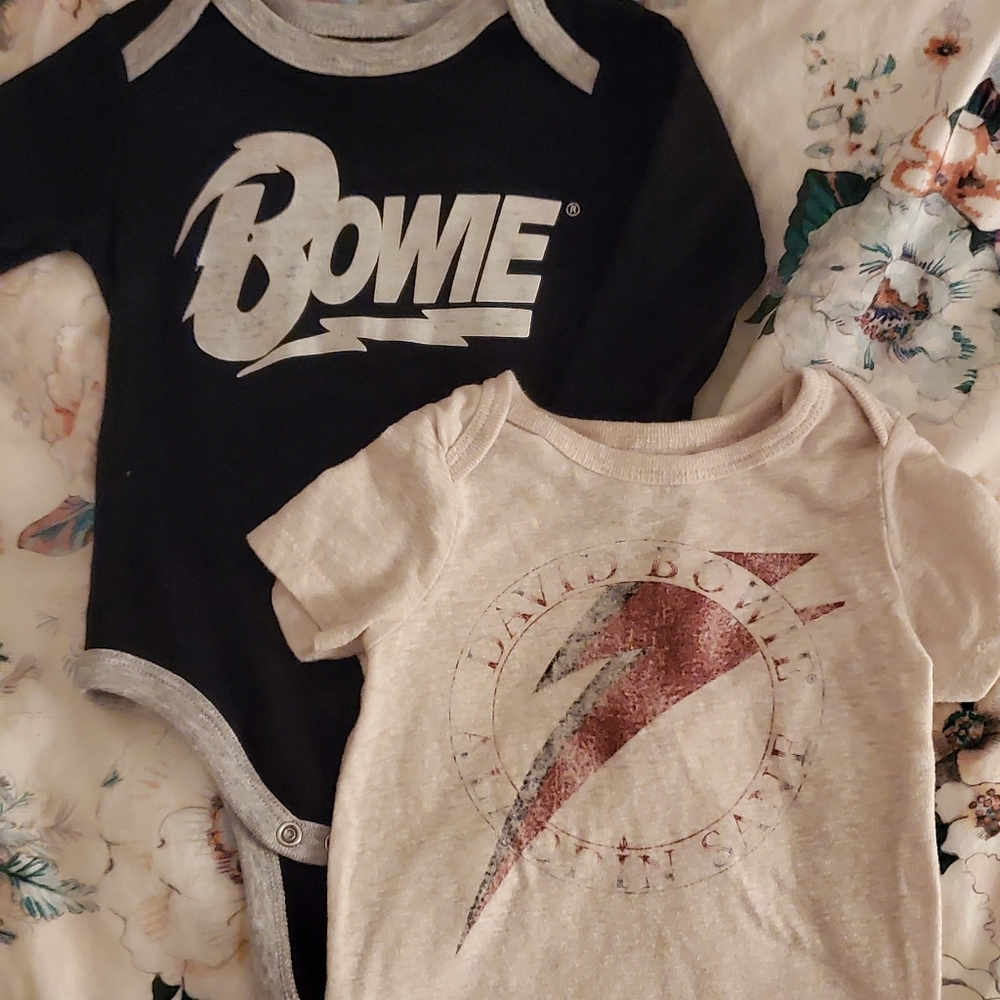 David bowie baby onesies